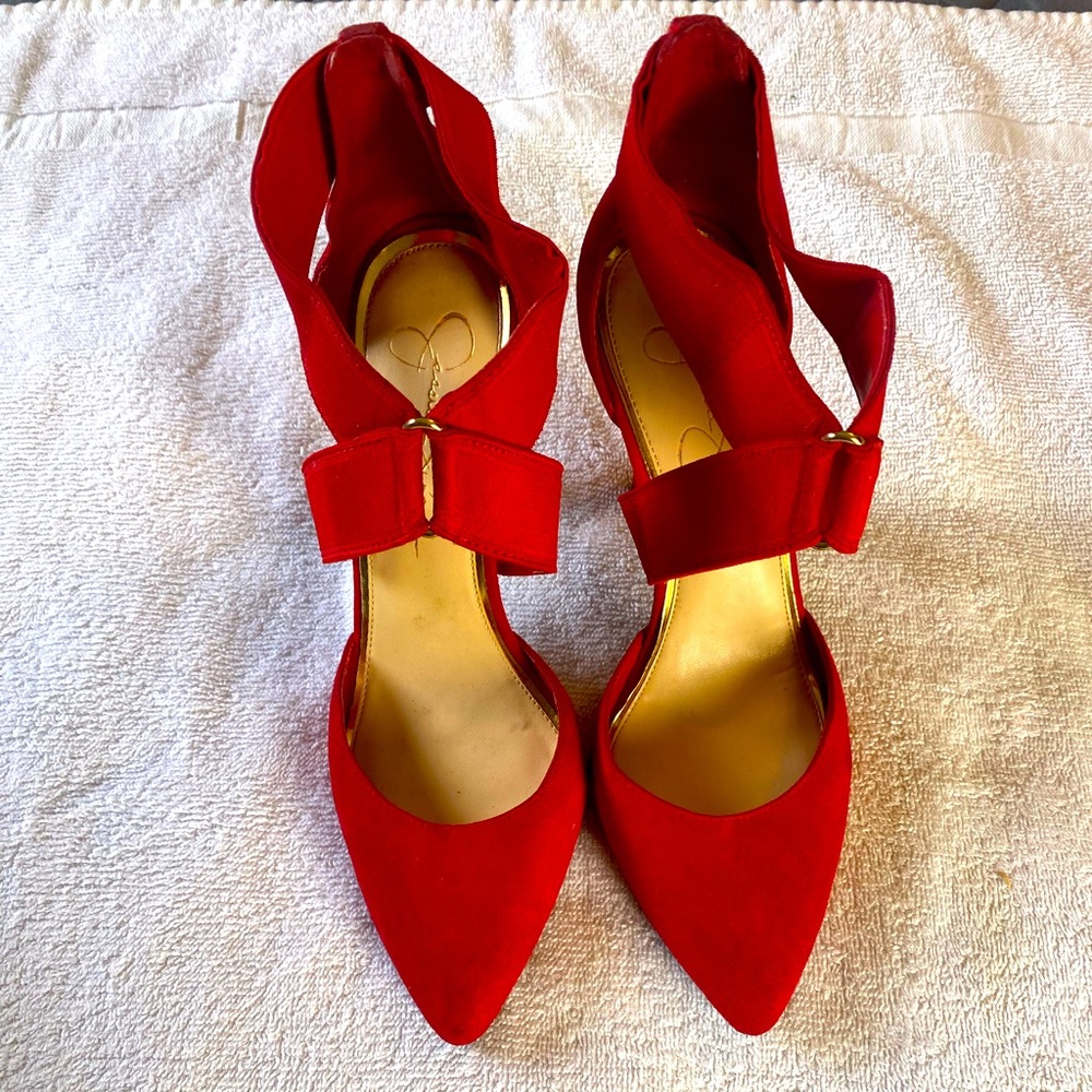 Red Jessica Simpson Heels